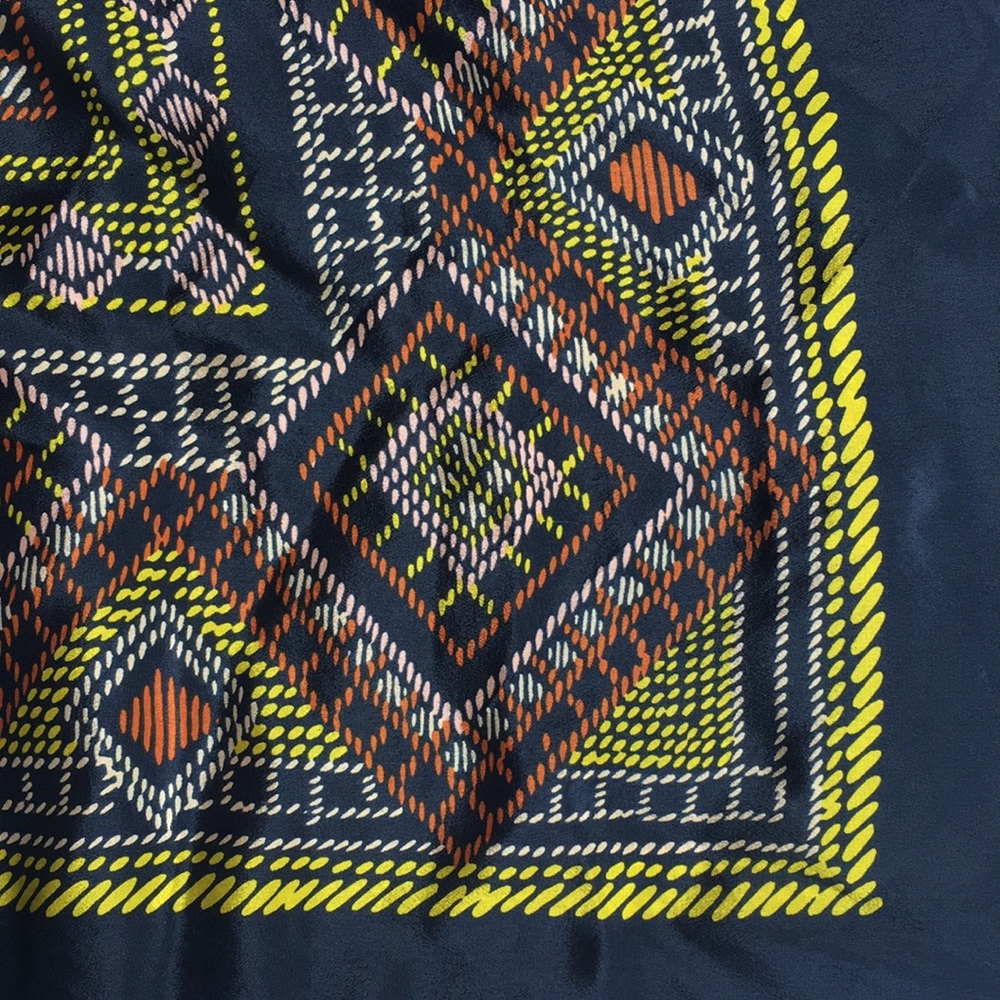 Vintage square scarf
